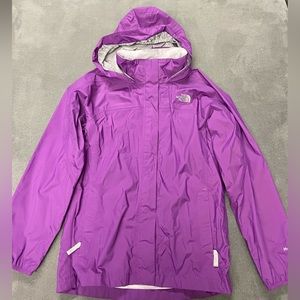 The North Face Antora girls waterproof jacket windbreaker shell L